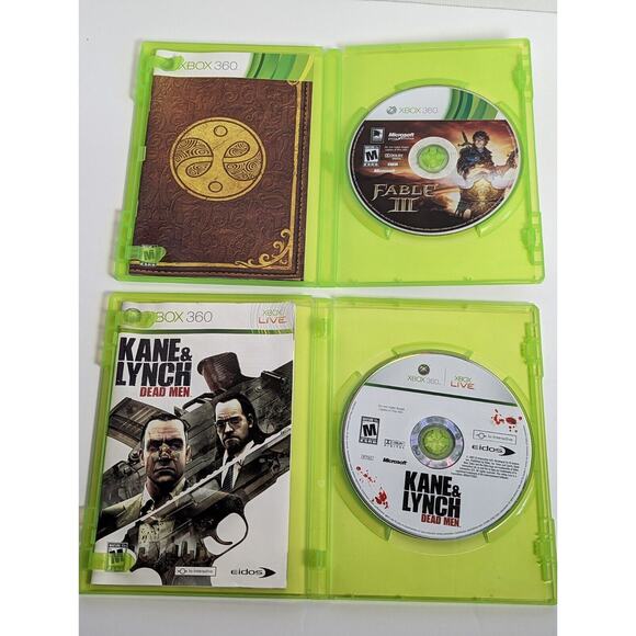 Xbox 360 Lot of 3 Games - Fable III, Kane & Lynch, Rage - Picture 7 of 7